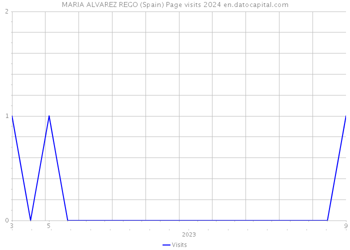 MARIA ALVAREZ REGO (Spain) Page visits 2024 