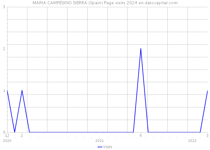 MARIA CAMPESINO SIERRA (Spain) Page visits 2024 