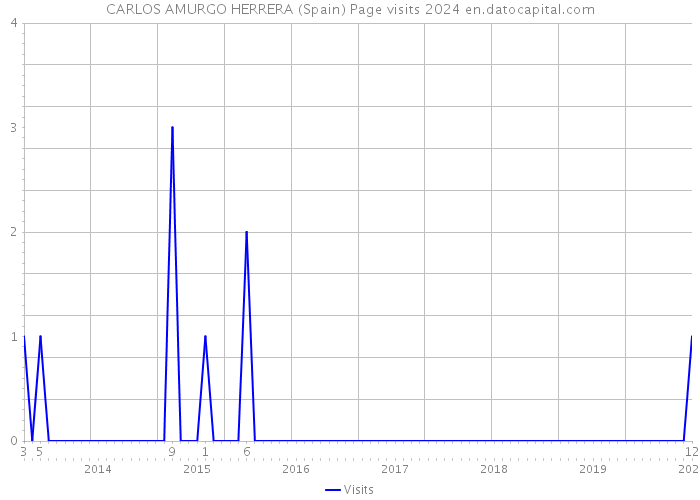 CARLOS AMURGO HERRERA (Spain) Page visits 2024 