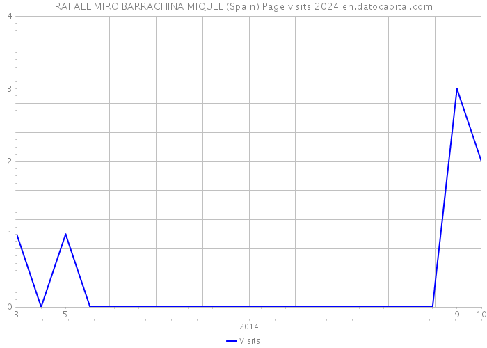 RAFAEL MIRO BARRACHINA MIQUEL (Spain) Page visits 2024 