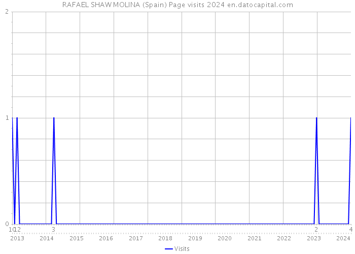 RAFAEL SHAW MOLINA (Spain) Page visits 2024 