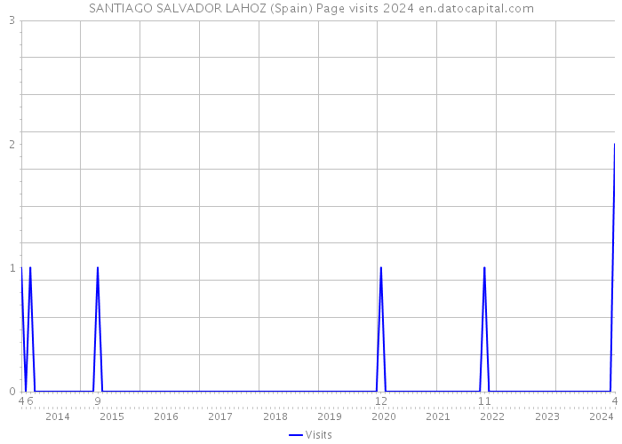 SANTIAGO SALVADOR LAHOZ (Spain) Page visits 2024 