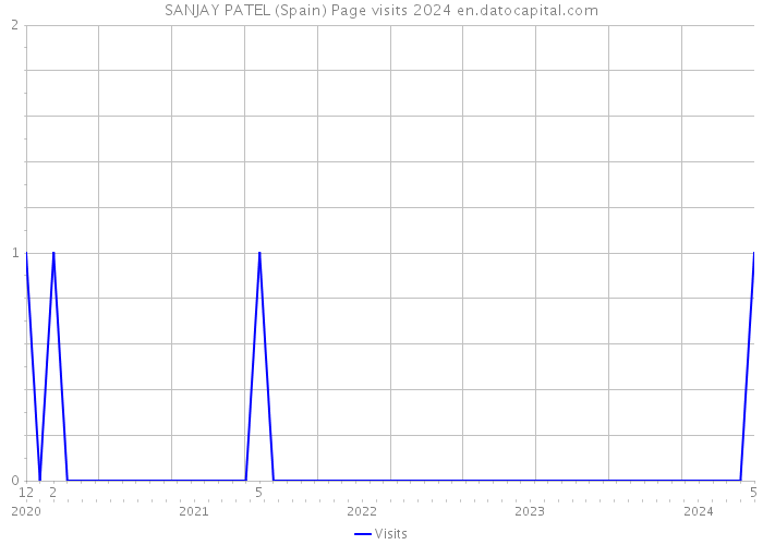 SANJAY PATEL (Spain) Page visits 2024 