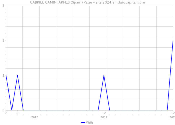 GABRIEL CAMIN JARNES (Spain) Page visits 2024 