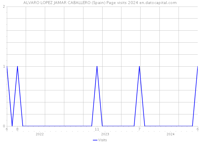 ALVARO LOPEZ JAMAR CABALLERO (Spain) Page visits 2024 