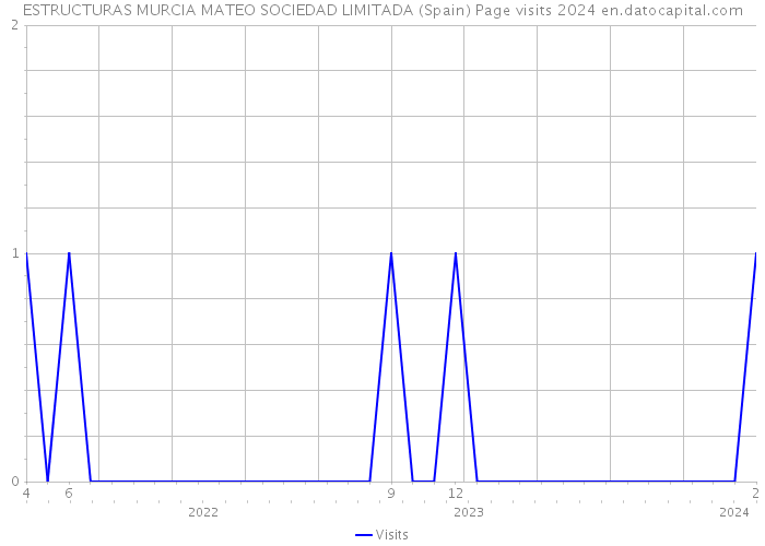ESTRUCTURAS MURCIA MATEO SOCIEDAD LIMITADA (Spain) Page visits 2024 