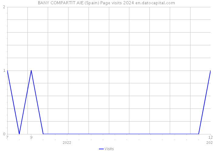 BANY COMPARTIT AIE (Spain) Page visits 2024 