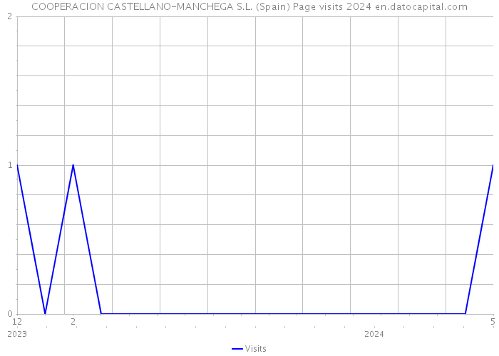 COOPERACION CASTELLANO-MANCHEGA S.L. (Spain) Page visits 2024 