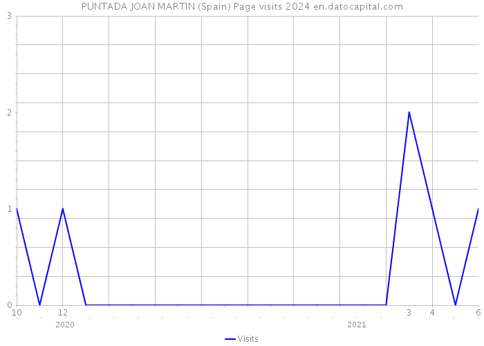 PUNTADA JOAN MARTIN (Spain) Page visits 2024 