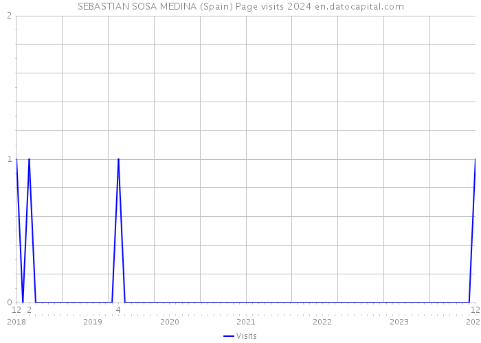 SEBASTIAN SOSA MEDINA (Spain) Page visits 2024 