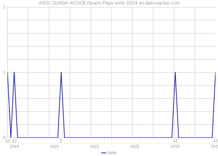 ASOC GUADA-ACOGE (Spain) Page visits 2024 