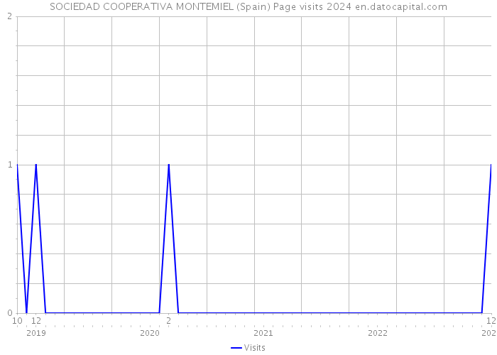 SOCIEDAD COOPERATIVA MONTEMIEL (Spain) Page visits 2024 