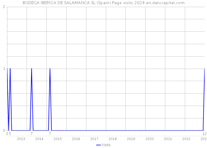 BODEGA IBERICA DE SALAMANCA SL (Spain) Page visits 2024 