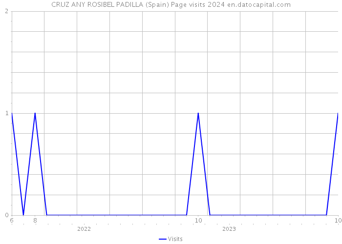 CRUZ ANY ROSIBEL PADILLA (Spain) Page visits 2024 