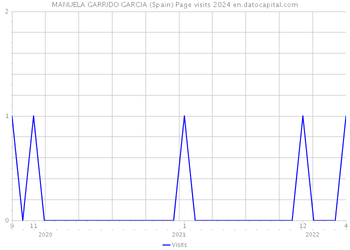 MANUELA GARRIDO GARCIA (Spain) Page visits 2024 