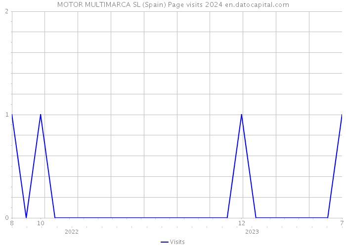 MOTOR MULTIMARCA SL (Spain) Page visits 2024 