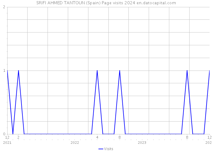 SRIFI AHMED TANTOUN (Spain) Page visits 2024 