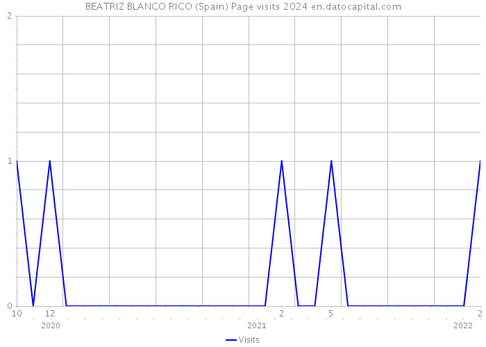 BEATRIZ BLANCO RICO (Spain) Page visits 2024 