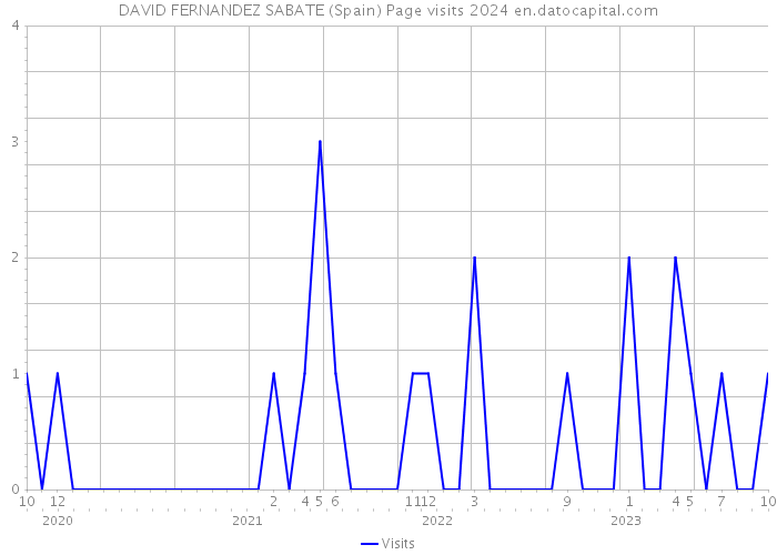 DAVID FERNANDEZ SABATE (Spain) Page visits 2024 