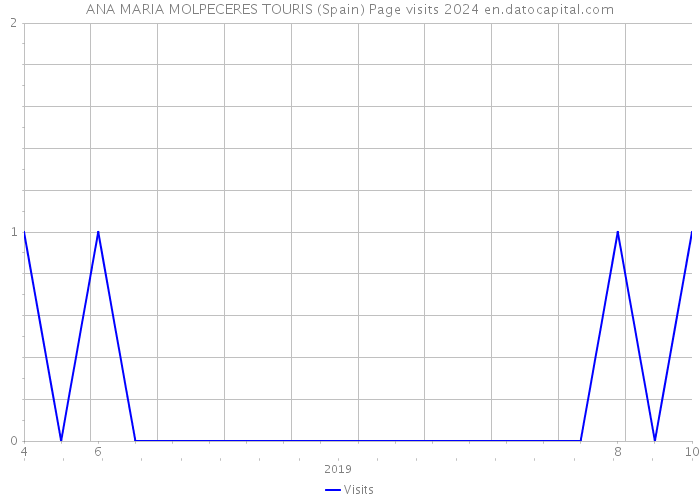 ANA MARIA MOLPECERES TOURIS (Spain) Page visits 2024 