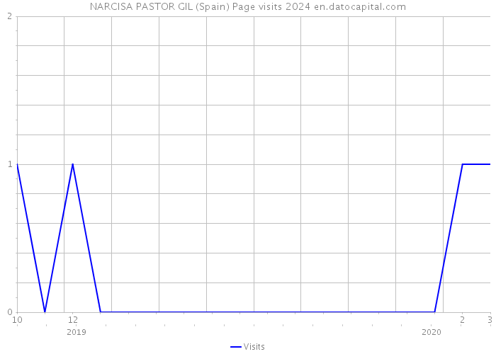 NARCISA PASTOR GIL (Spain) Page visits 2024 