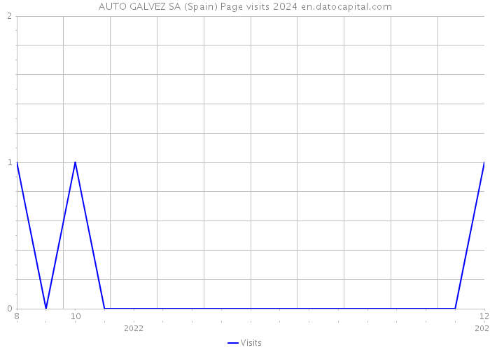AUTO GALVEZ SA (Spain) Page visits 2024 