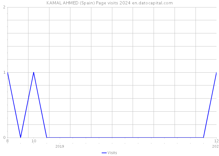 KAMAL AHMED (Spain) Page visits 2024 