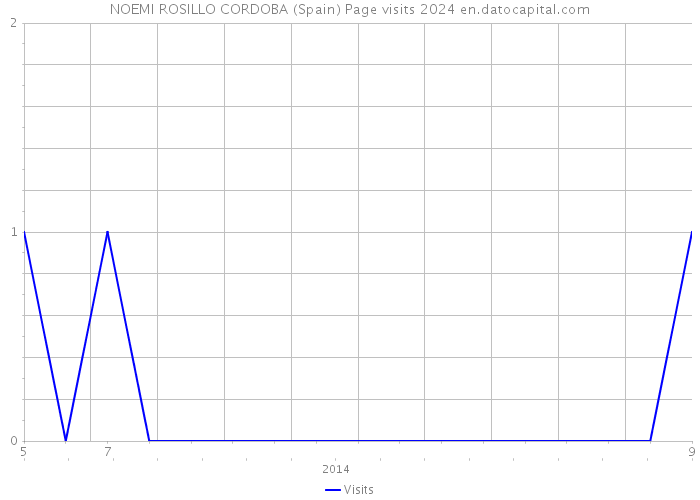 NOEMI ROSILLO CORDOBA (Spain) Page visits 2024 