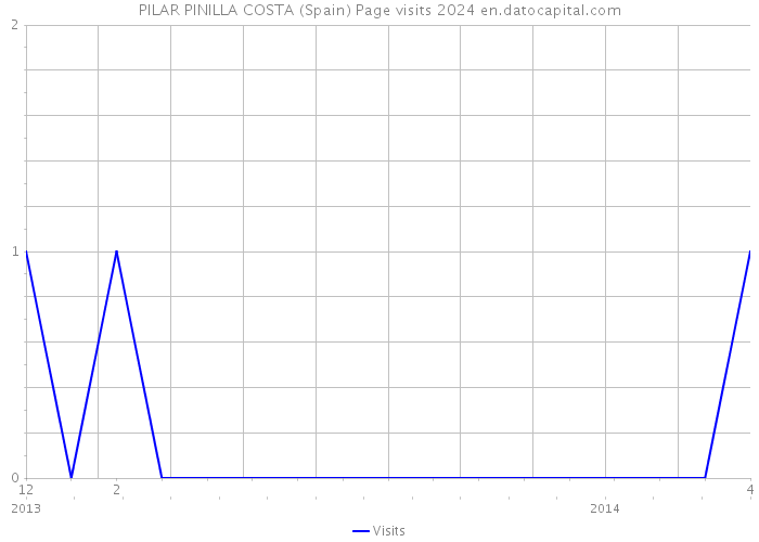 PILAR PINILLA COSTA (Spain) Page visits 2024 