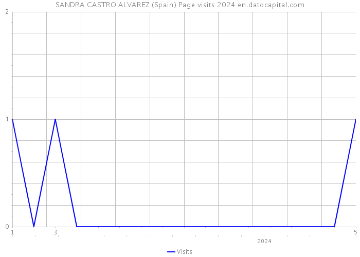 SANDRA CASTRO ALVAREZ (Spain) Page visits 2024 
