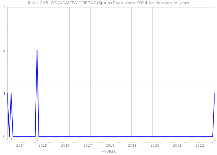 JUAN CARLOS JARAUTA CORPAS (Spain) Page visits 2024 