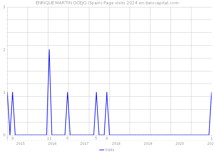 ENRIQUE MARTIN OCEJO (Spain) Page visits 2024 