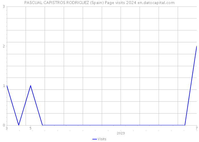 PASCUAL CAPISTROS RODRIGUEZ (Spain) Page visits 2024 