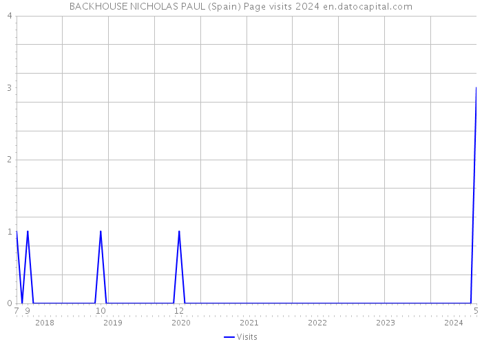 BACKHOUSE NICHOLAS PAUL (Spain) Page visits 2024 