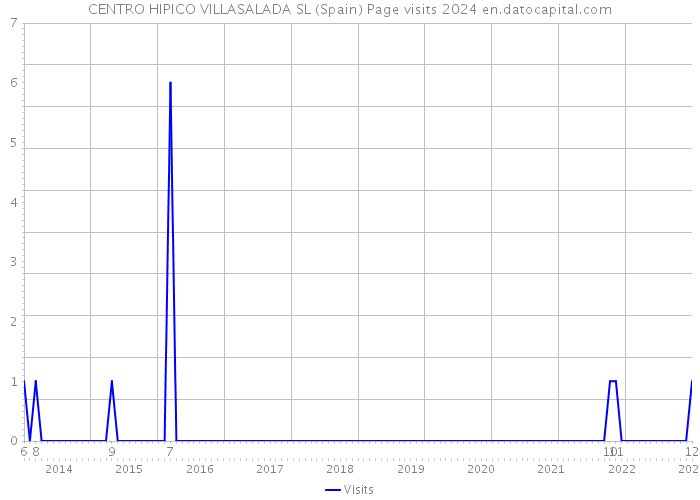 CENTRO HIPICO VILLASALADA SL (Spain) Page visits 2024 