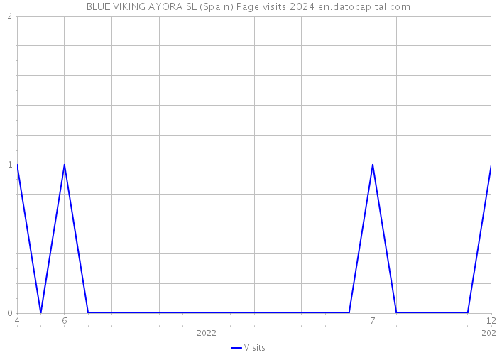 BLUE VIKING AYORA SL (Spain) Page visits 2024 