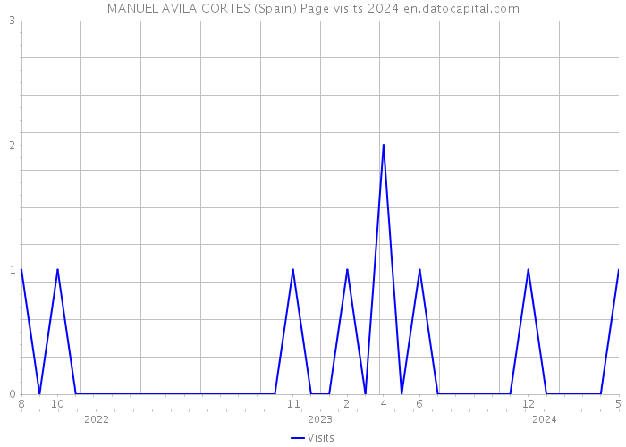 MANUEL AVILA CORTES (Spain) Page visits 2024 