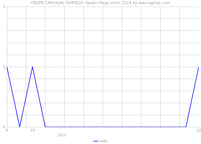 FELIPE CARVAJAL NORIEGA (Spain) Page visits 2024 