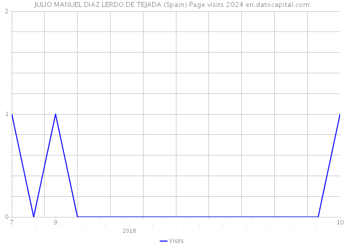 JULIO MANUEL DIAZ LERDO DE TEJADA (Spain) Page visits 2024 