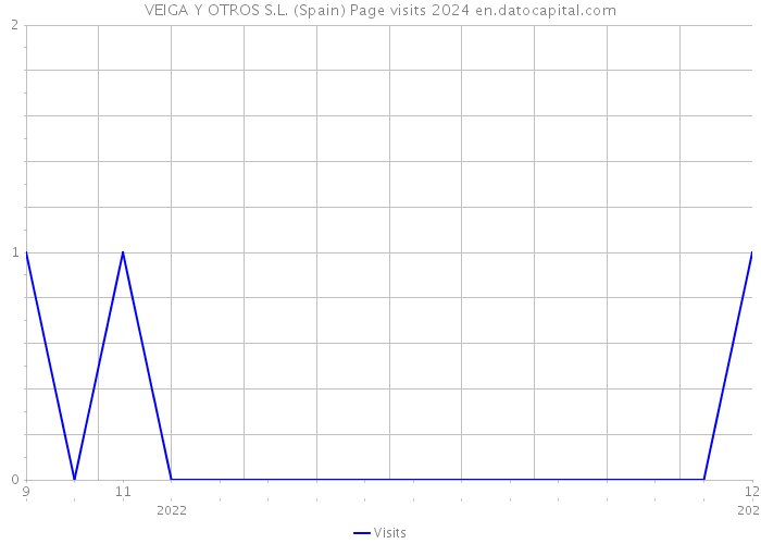 VEIGA Y OTROS S.L. (Spain) Page visits 2024 