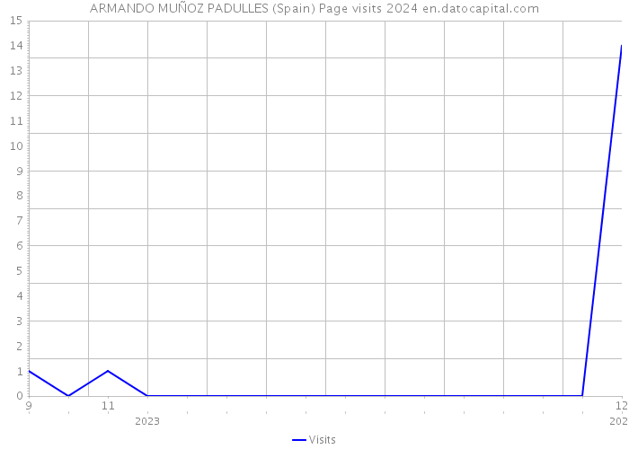 ARMANDO MUÑOZ PADULLES (Spain) Page visits 2024 
