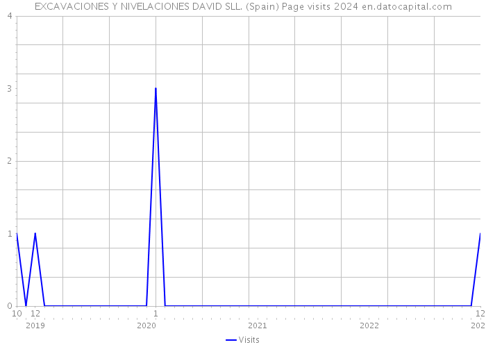 EXCAVACIONES Y NIVELACIONES DAVID SLL. (Spain) Page visits 2024 