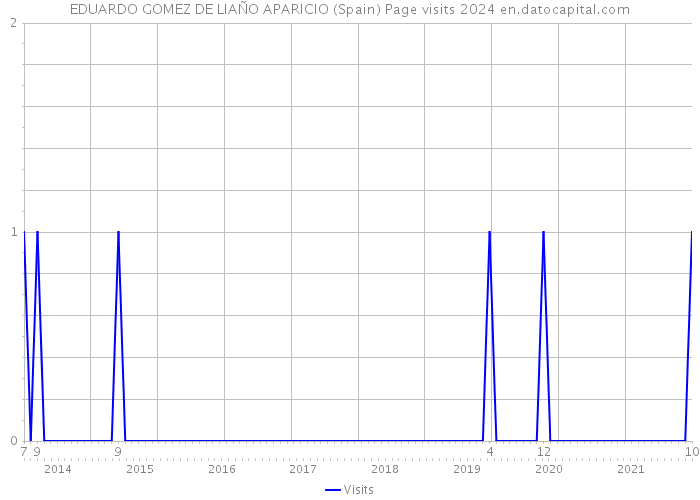 EDUARDO GOMEZ DE LIAÑO APARICIO (Spain) Page visits 2024 