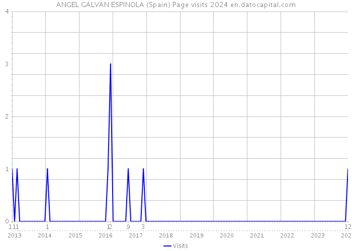 ANGEL GALVAN ESPINOLA (Spain) Page visits 2024 