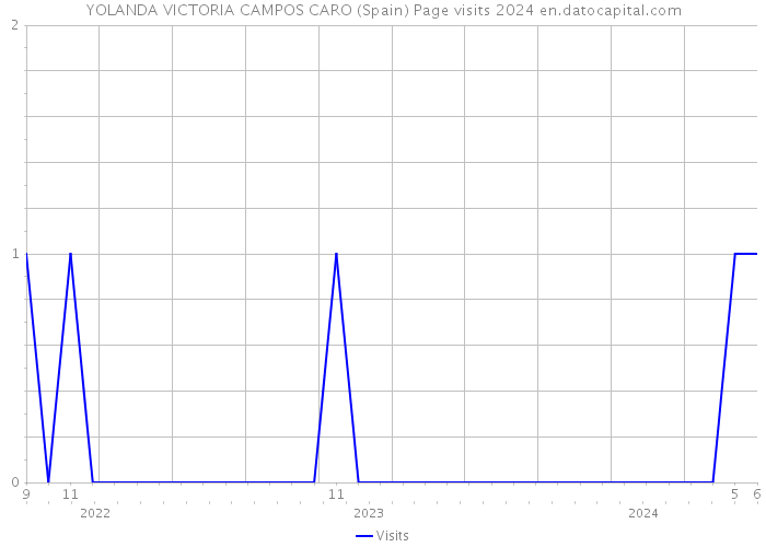 YOLANDA VICTORIA CAMPOS CARO (Spain) Page visits 2024 
