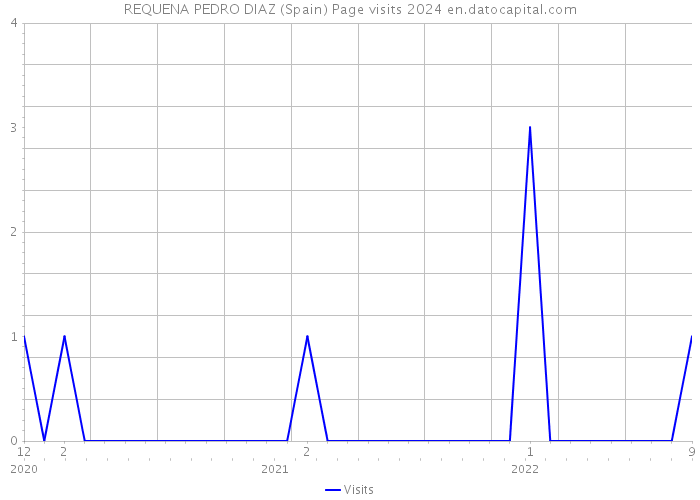 REQUENA PEDRO DIAZ (Spain) Page visits 2024 
