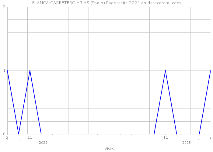 BLANCA CARRETERO ARIAS (Spain) Page visits 2024 