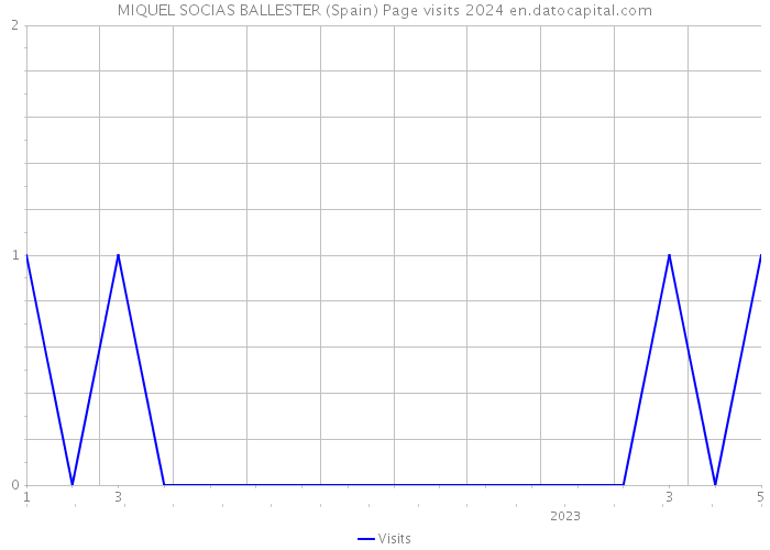 MIQUEL SOCIAS BALLESTER (Spain) Page visits 2024 