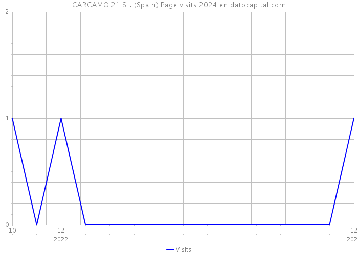 CARCAMO 21 SL. (Spain) Page visits 2024 