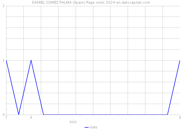 DANIEL GOMEZ PALMA (Spain) Page visits 2024 